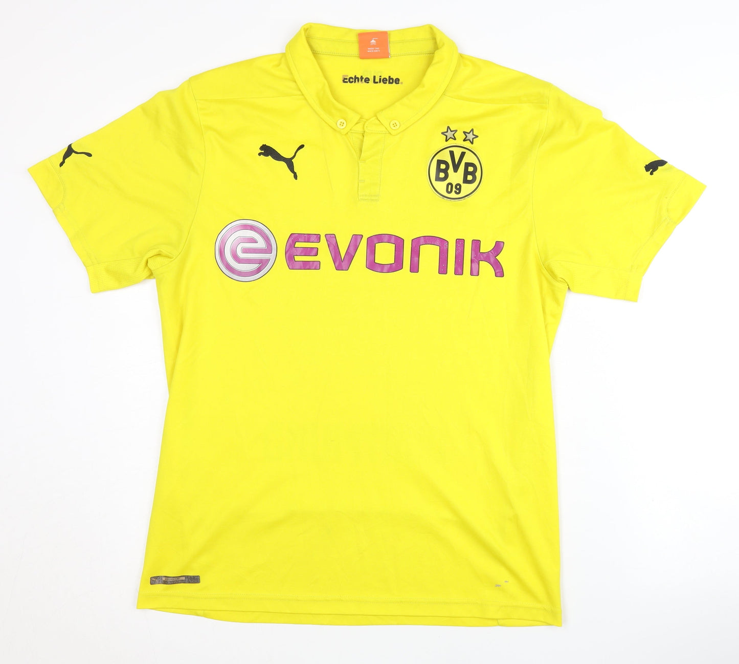 Puma Adults Yellow Medium Home Shirt