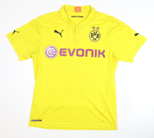 Puma Adults Yellow Medium Home Shirt