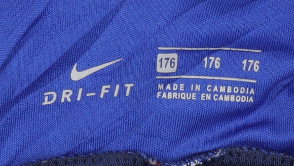 Nike Blue Mbappe 10 Childrens Home Football Shirt 176