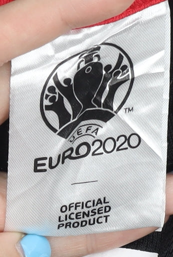 UEFA Euro 2020 Black Children's Short Sleeve Away Shirt