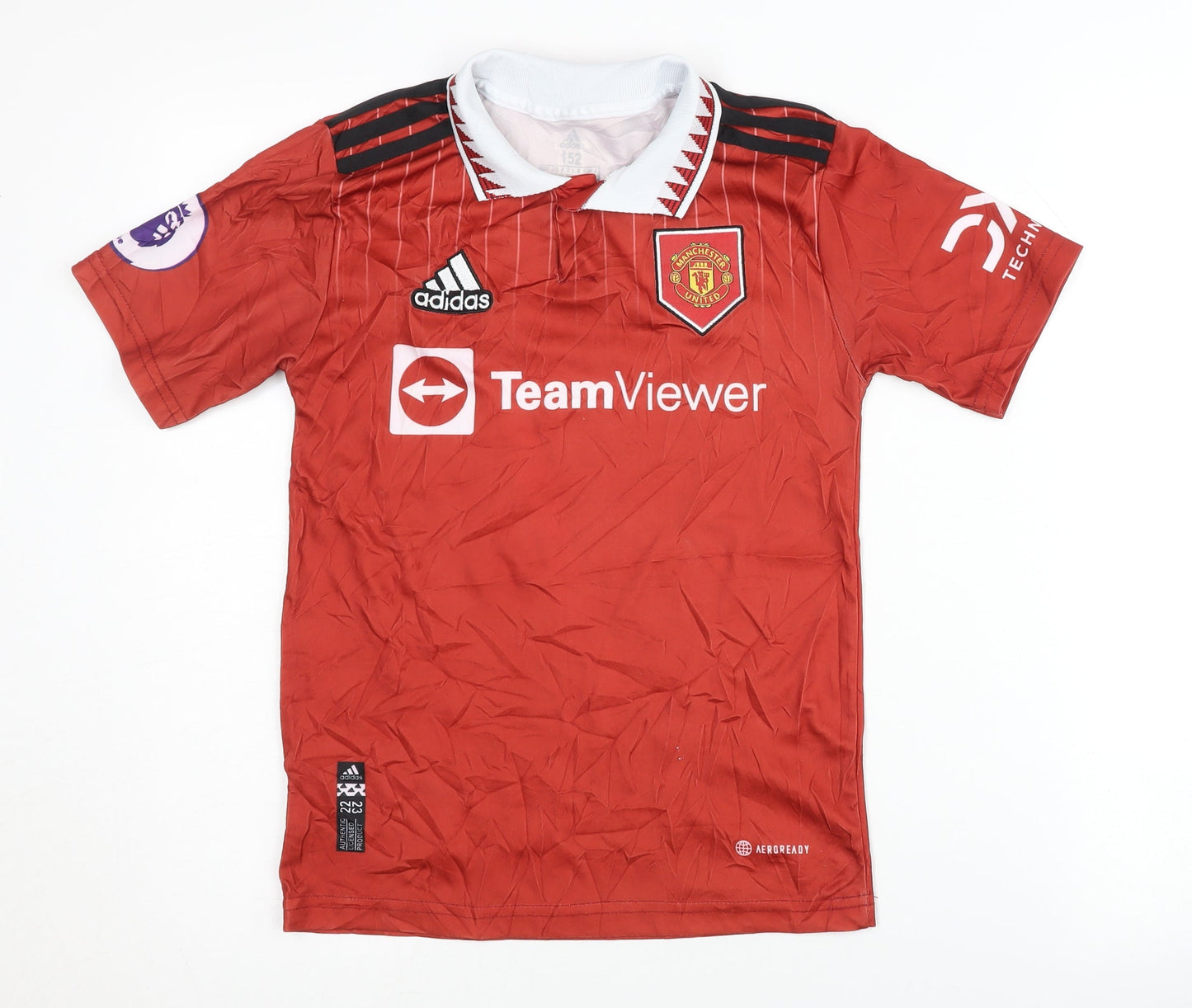 Adidas Kids' Red Ronaldo 7 Manchester United Shirt 12-13Y