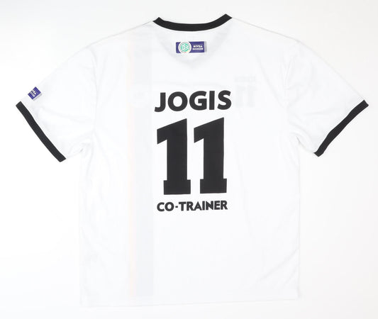 DFB Jogis 11 White Home Shirt L Adults Short Sleeves