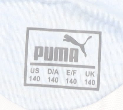 Puma Kids Manchester City Home Shirt Haaland Blue