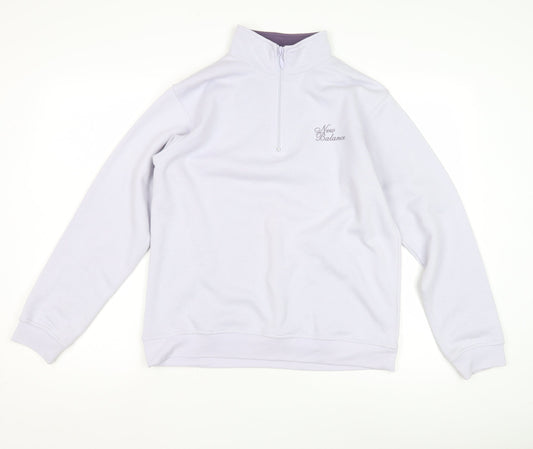 New Balance Women's Ivory Pullover Sweatshirt S