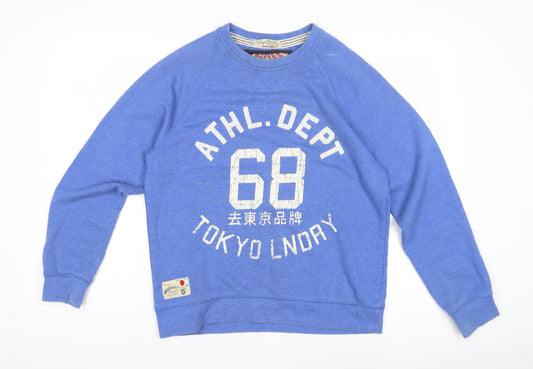 Tokyo Laundry Men's Blue Pullover Sweatshirt S