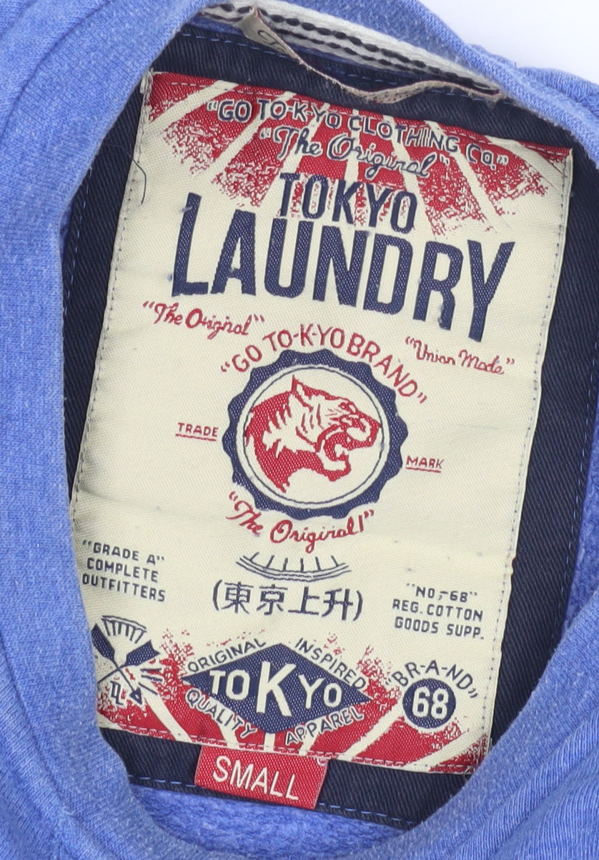 Tokyo Laundry Men's Blue Pullover Sweatshirt S