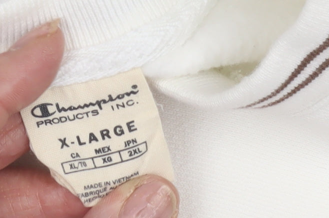 Champion Men's White XL Sweatshirt