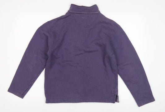 Musto Unisex Purple XL Sweatshirt with Zip for Casual Wear