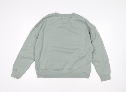 Disney Women’s Green Pullover Sweatshirt – Size S