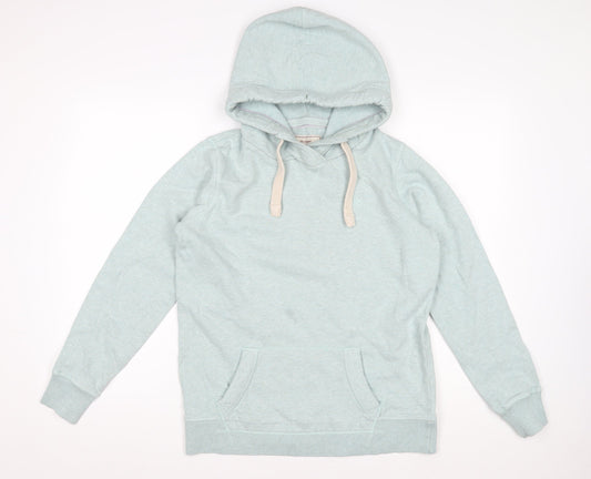 Womens UK 8 Regular Fat Face Blue Pullover Hoodie