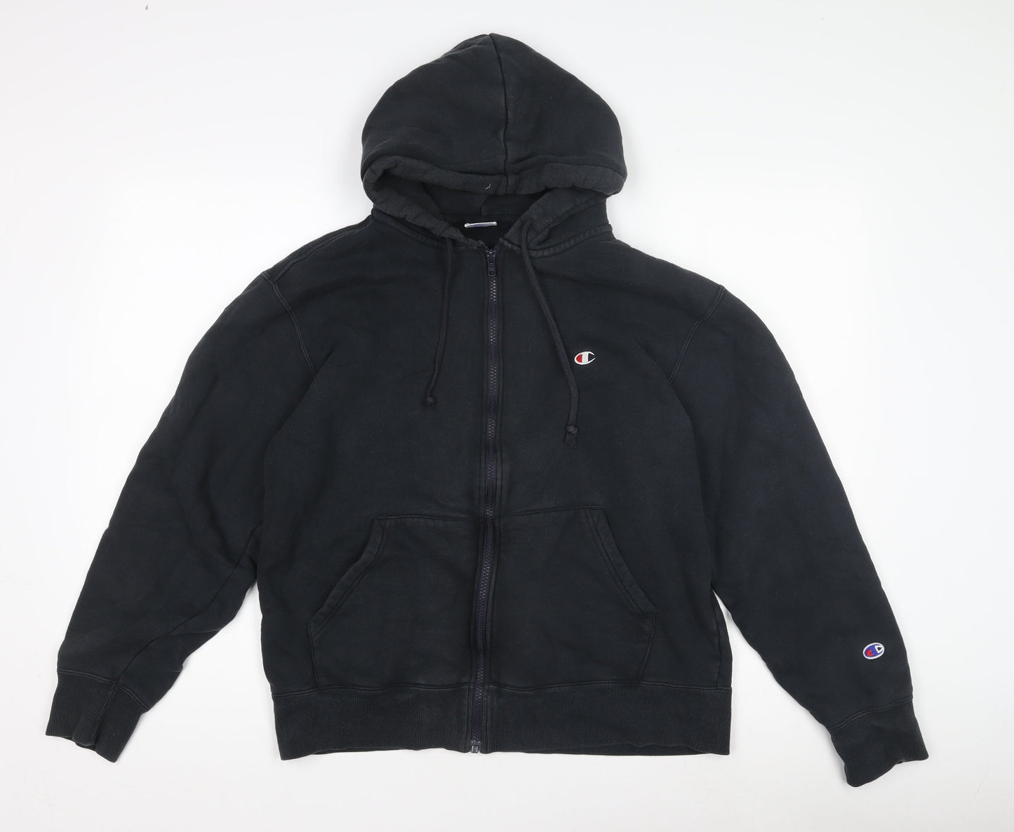 Champion Men's Black 2XL Full Zip Hoodie