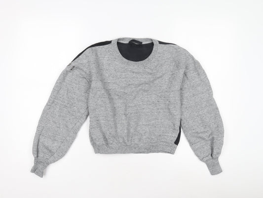 Diesel Women's Grey Sweatshirt, XS, Crew Neck