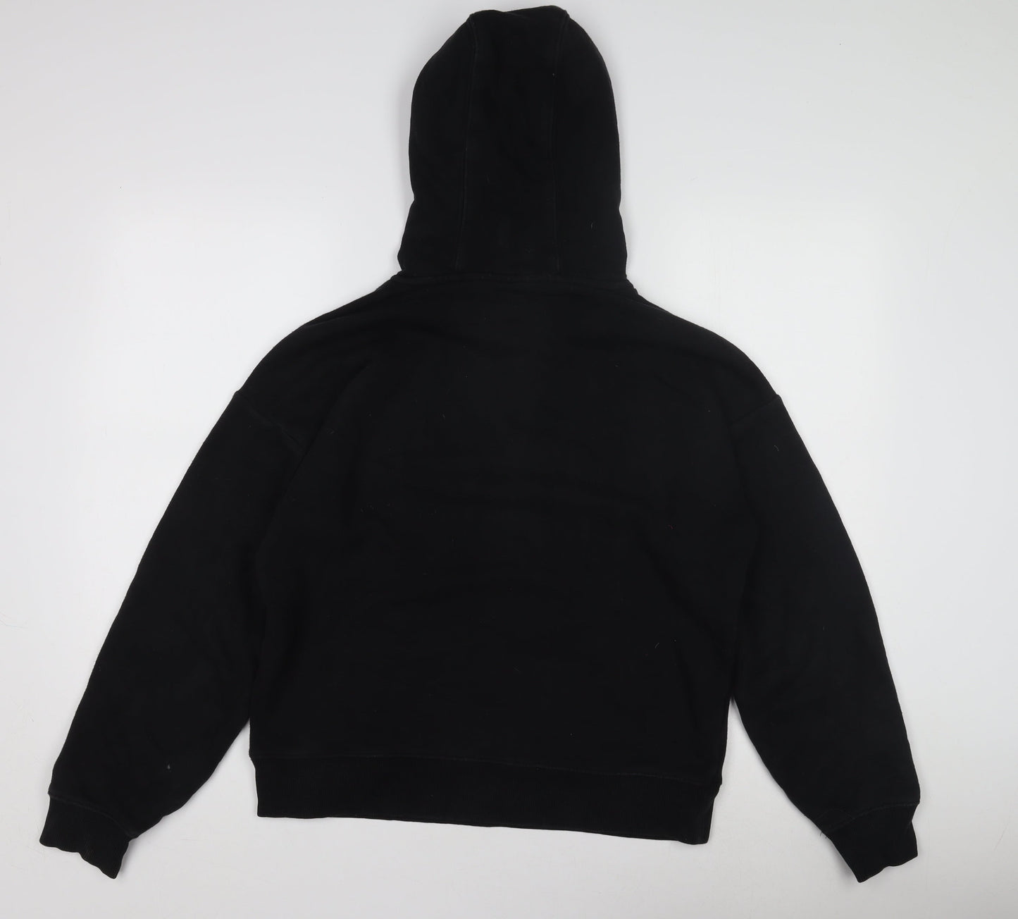 FILA Men's Black Pullover Hoodie M - Hooded with Pockets