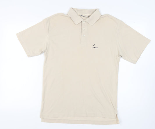 Head Men's Beige Polo Shirt - Size S