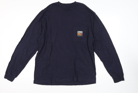 Timberland Men's Blue XL Long Sleeve T-Shirt