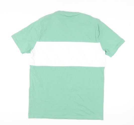 Joules Men's Green Colourblock T-Shirt, M