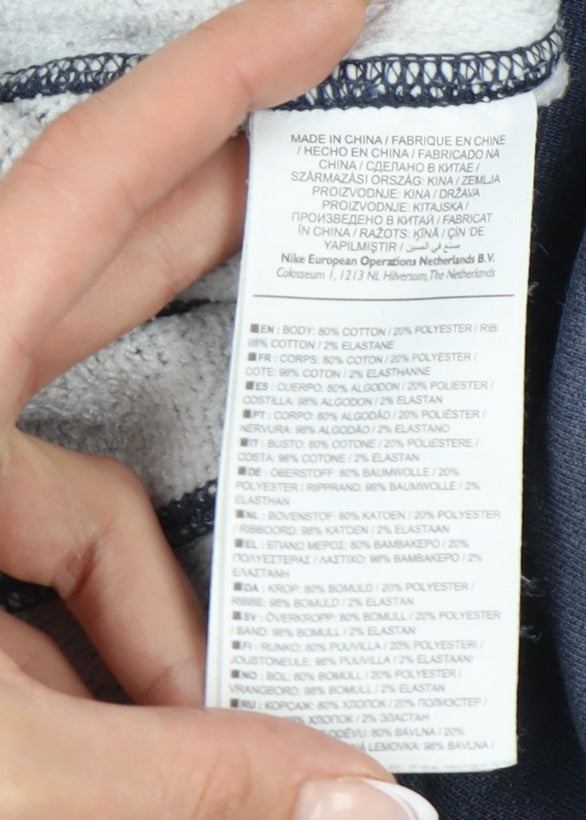 Nike Men's Blue Sweatpants Size S Gym and Training