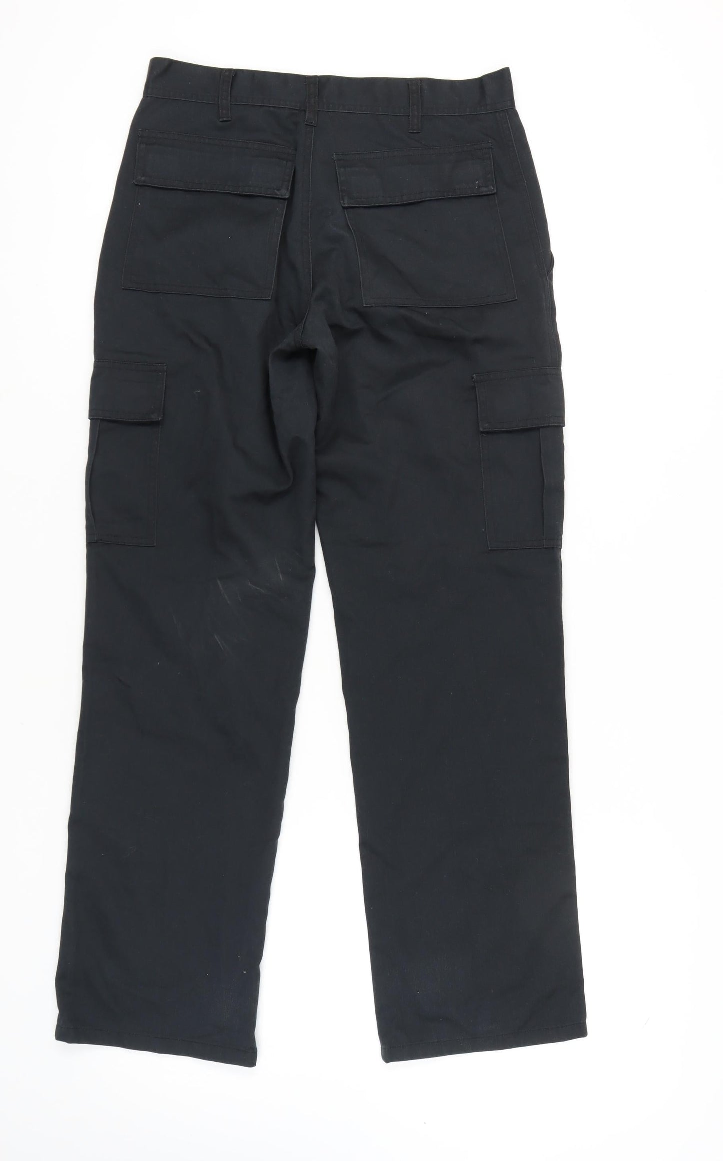 Portwest Men's Cargo Trousers Black Size 30 Regular