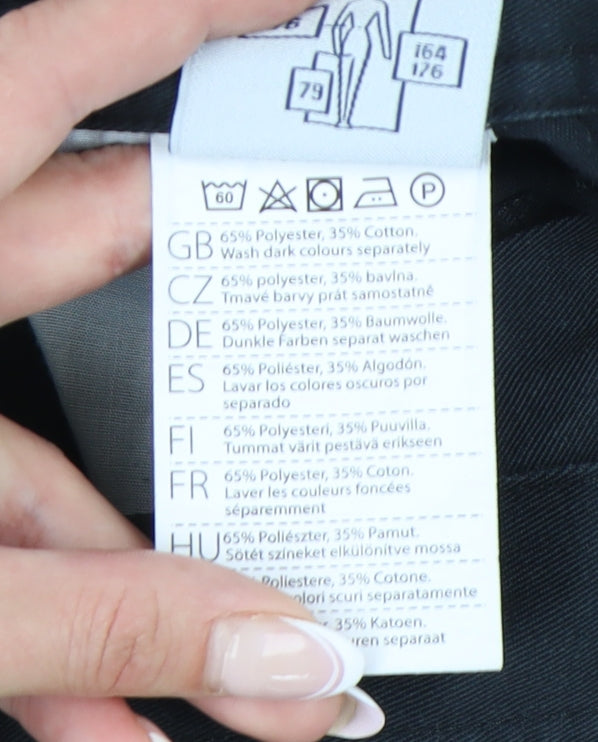 Portwest Men's Cargo Trousers Black Size 30 Regular