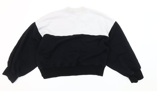 Champion Women's Black/White Pullover Sweatshirt M