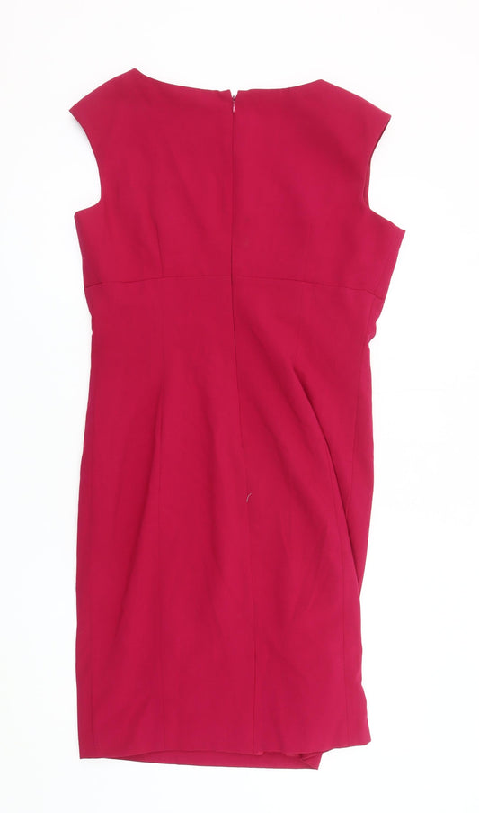 Calvin Klein Women's Red Dress Size 12 Formal