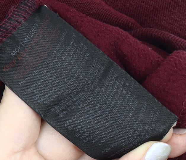 McKenzie Men's Burgundy Jogger Sweatpants Size M