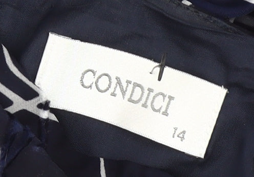 Condici Women's Multicolour Size 14 Geometric Dress