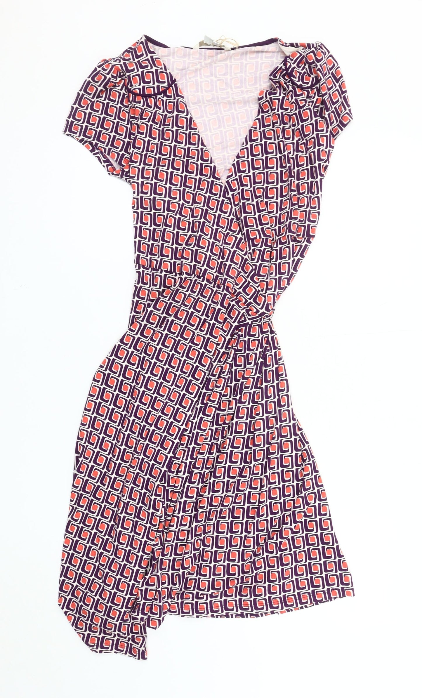 Boden Women's Geometric Dress, Multicoloured, Size 12