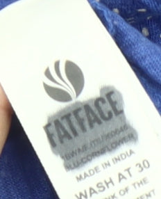 FatFace Women's Blue Floral Tunic Blouse Size 8