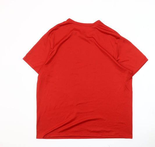 Decathlon Men's Red XL Basic T-Shirt