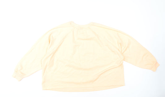 FRIENDS Beige Graphic Pullover Sweatshirt M