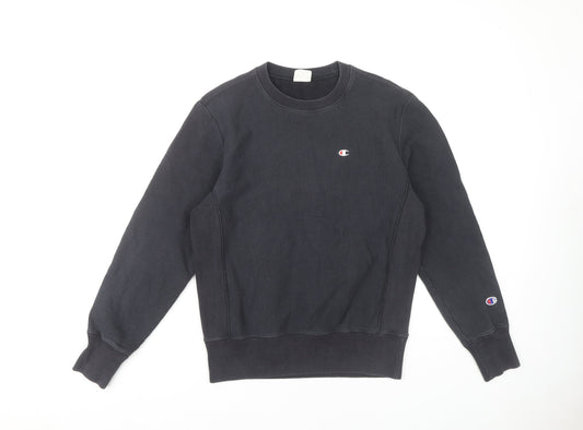 Champion Men's Black Medium Pullover Sweatshirt