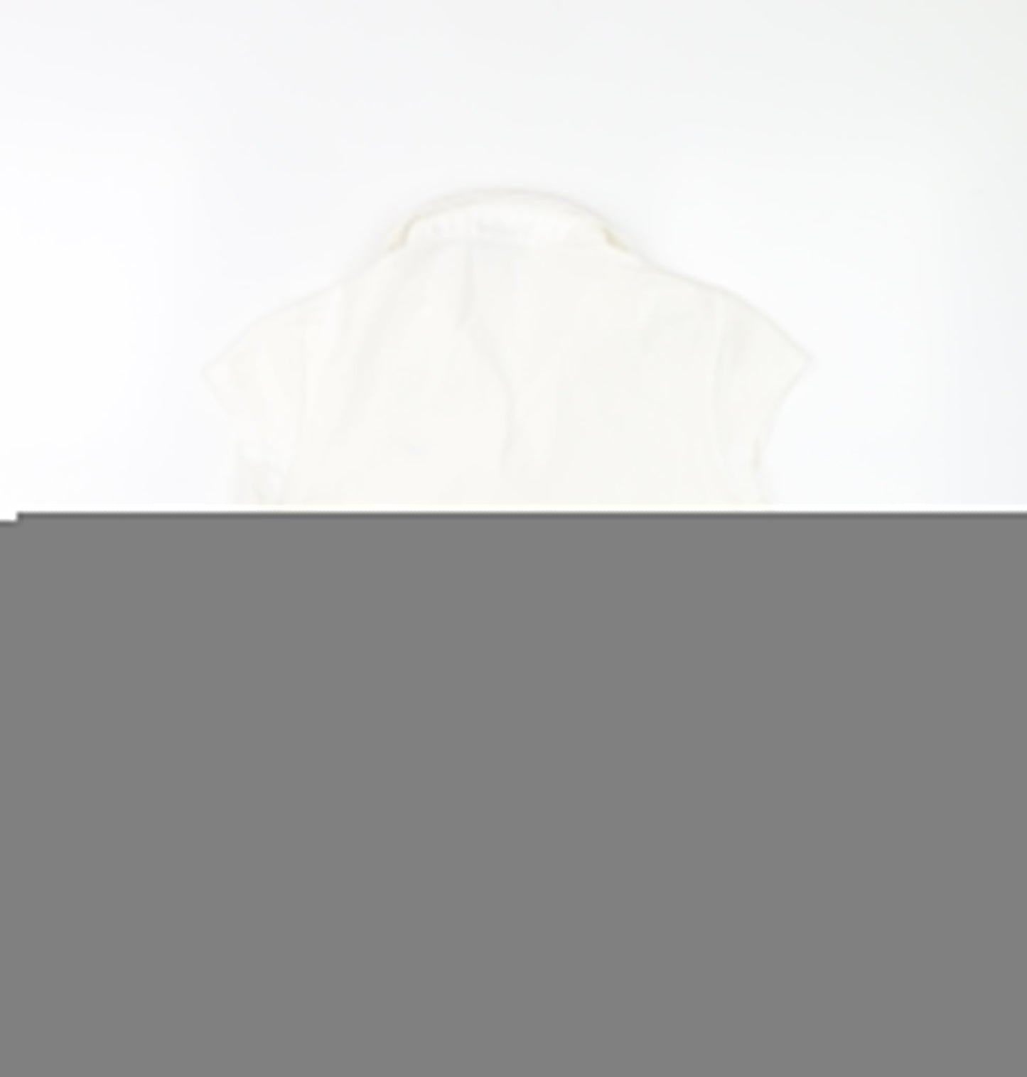 Nike Women's Polo White Size 12 Collared Zip Casual Top