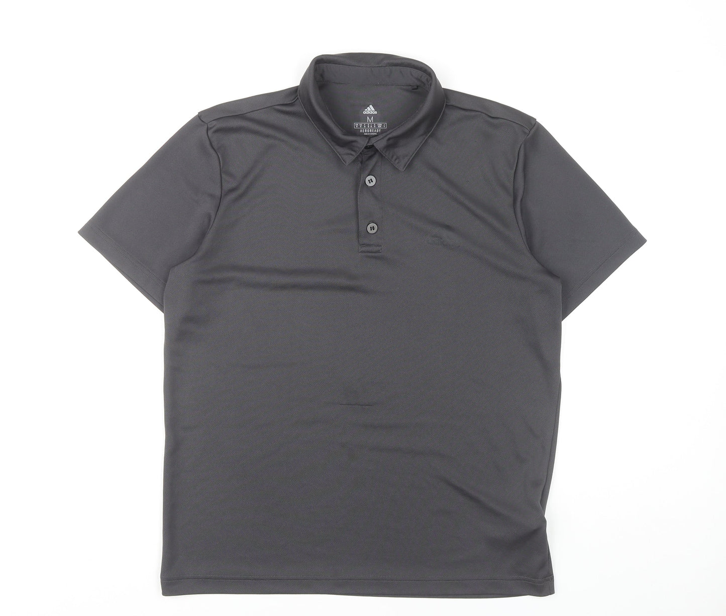 Adidas Men's Black Polo Shirt Medium Regular Fit