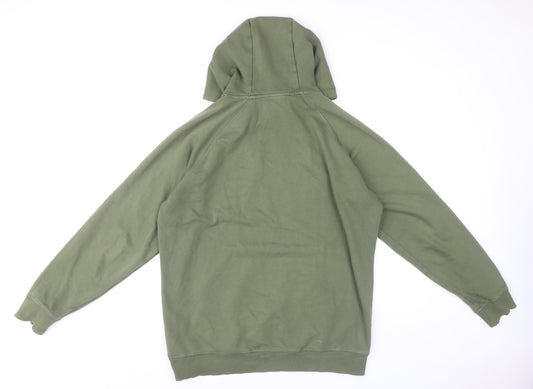 Gymshark Green Pullover Hoodie L Unisex Adults Cotton