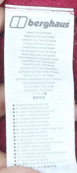 Berghaus Women's Red Fleece Sweatshirt Size S