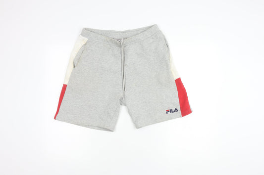 Fila Men's Grey Sweat Shorts M with Pockets