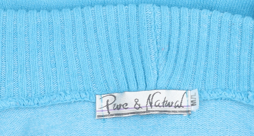 Pure & Natural Blue Women's Cardigan 2XS