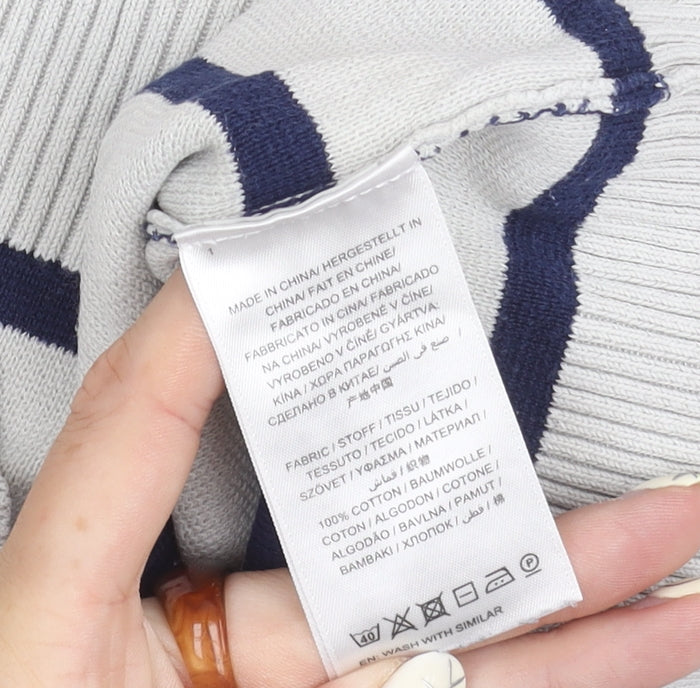 Gant Women's Striped Cotton Pullover Jumper - S