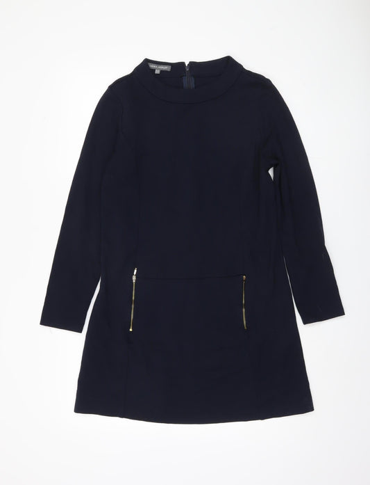 Laura Ashley Women's Blue Long Sleeve Dress