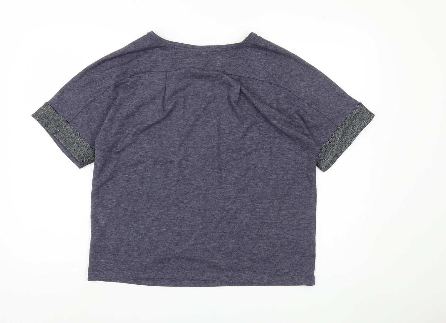 Oliver Bonas Women's Blue T-Shirt, Size 12, Casual