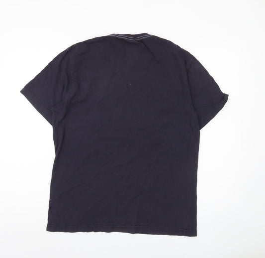 Timberland Men's Blue Crew Neck T-Shirt, Size S