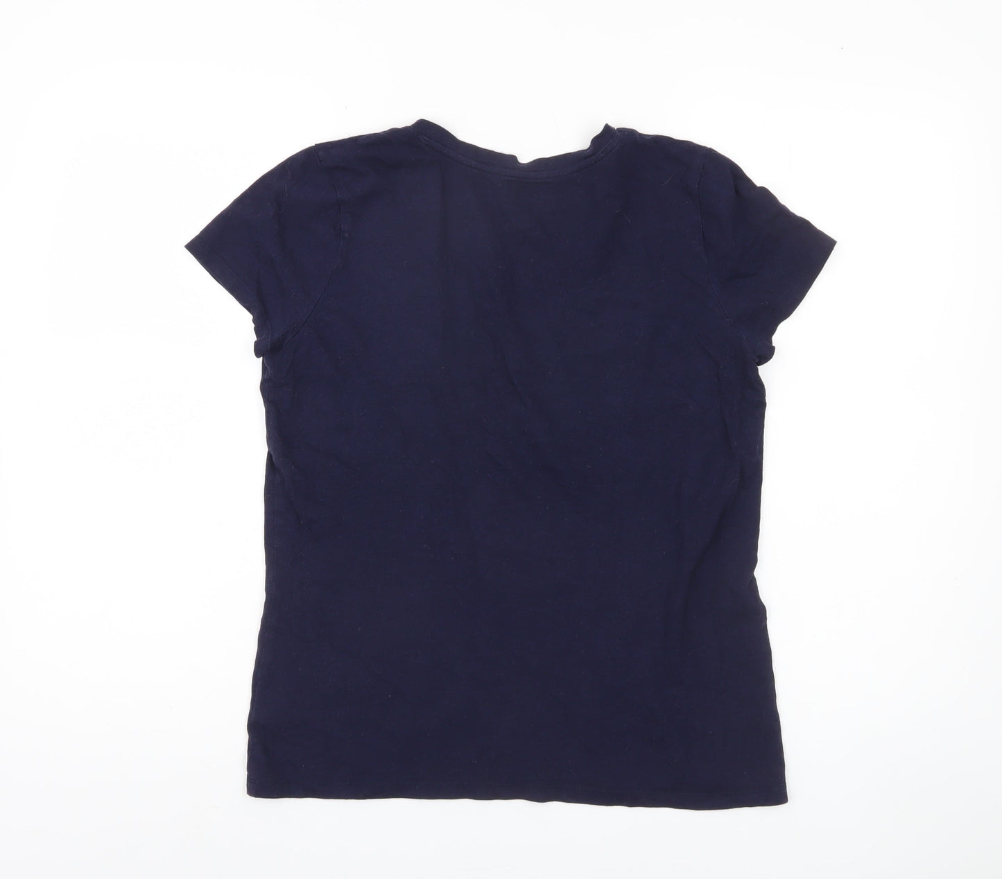 GAP Women’s Blue V-Neck T-Shirt, M, Casual Style