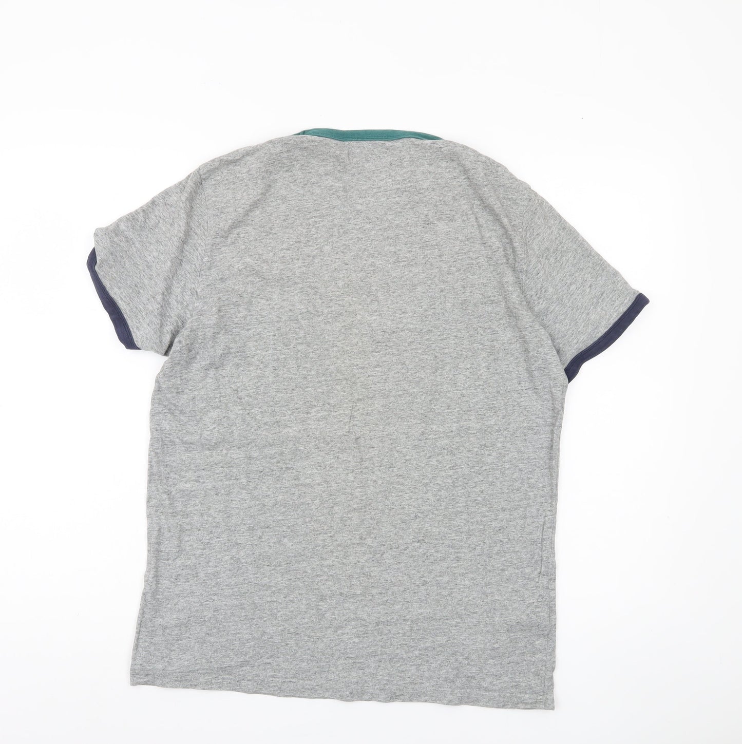 Fred Perry Men's Grey Crew Neck T-Shirt, Size M