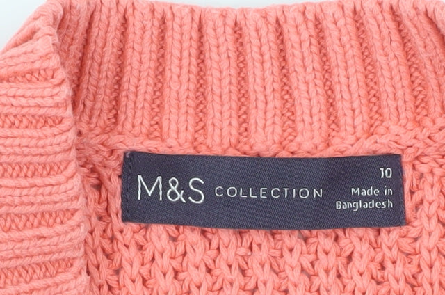 Marks and Spencer Women's Pink Knit Halter Tank Top