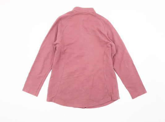 Domyos Women's Pink Jacket Size 14 Casual Long Sleeve