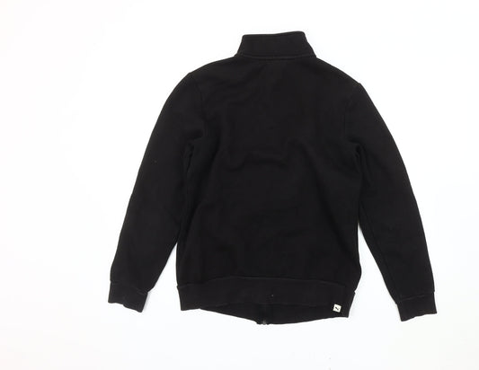 Puma Women's Black Jacket, Size 12, Casual Sports Style