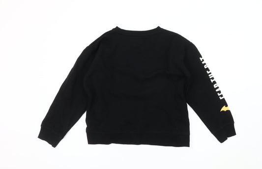 DC Comics Boys' Black Batman Graphic Sweatshirt, Size 164