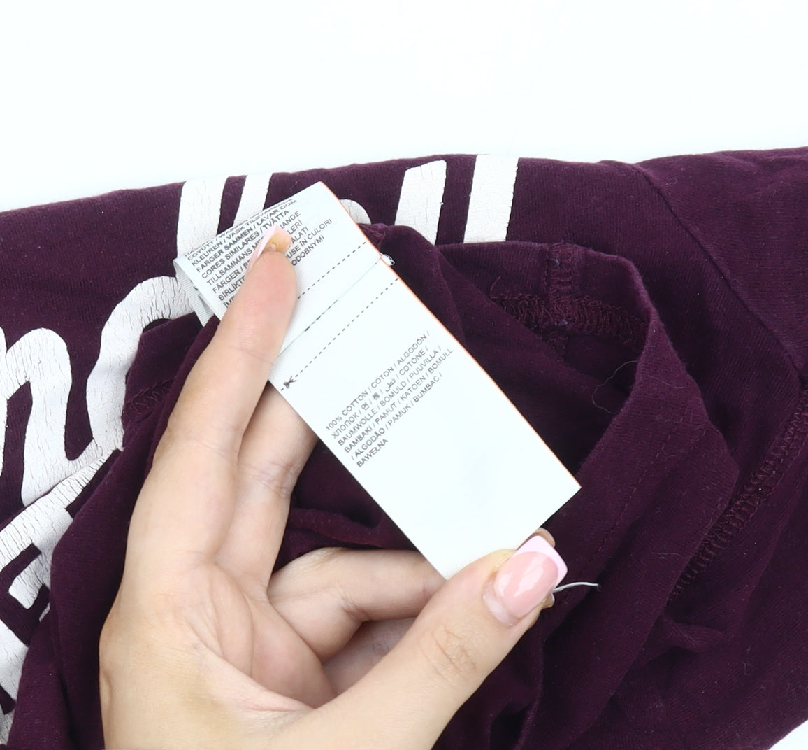 Superdry Women's Red T-Shirt Size S