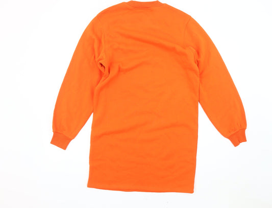 Disney Women’s Orange Graphic Bambi Sweatshirt 2XS